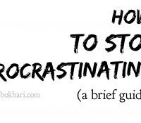 how to stop procrastinating