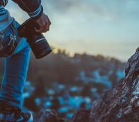 Photographer on the cliff